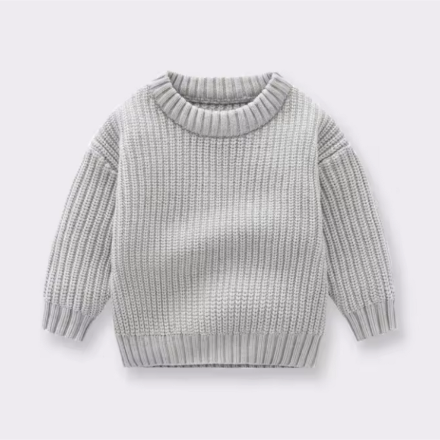 Crewneck knitted pullover