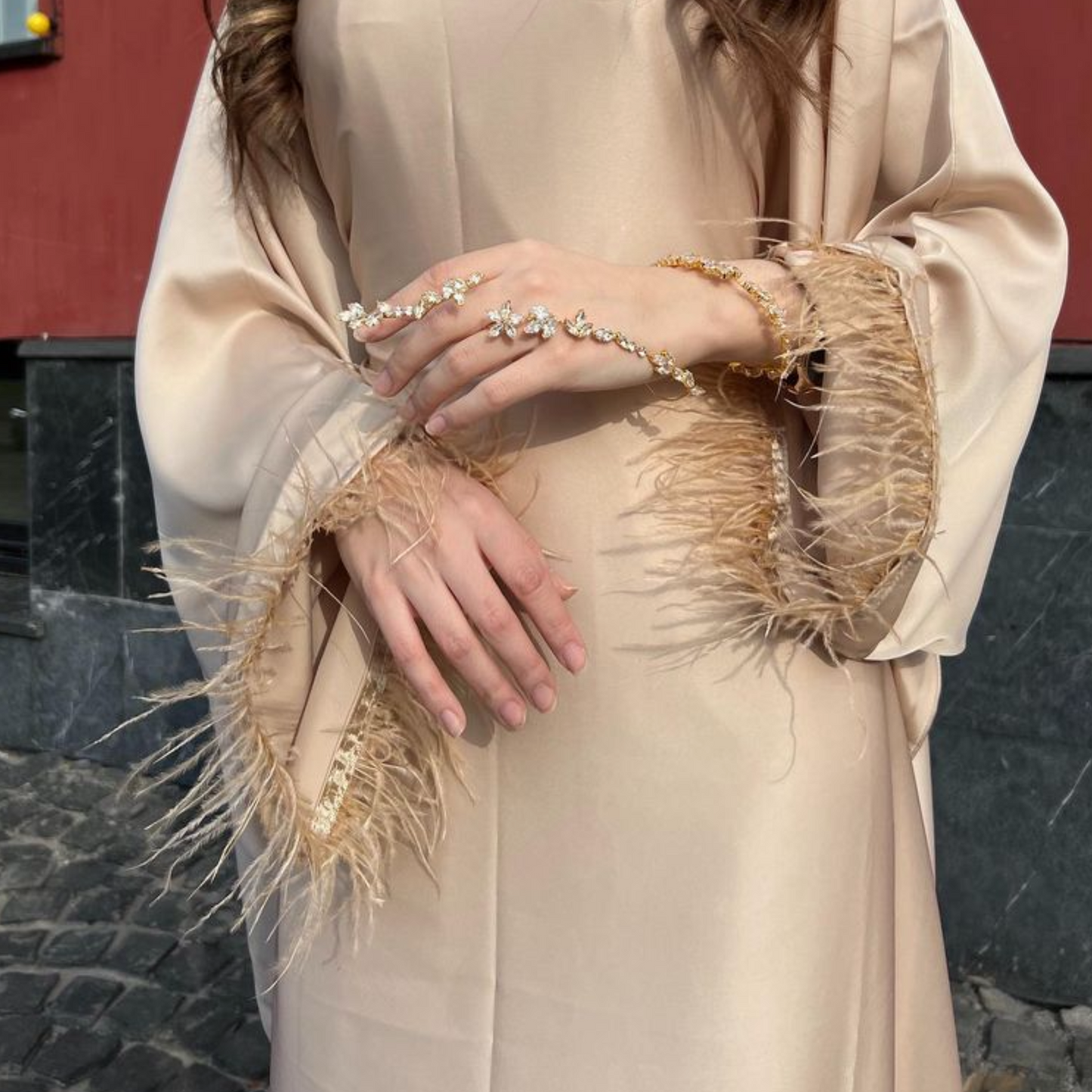 Royal Skin Satin Kaftan