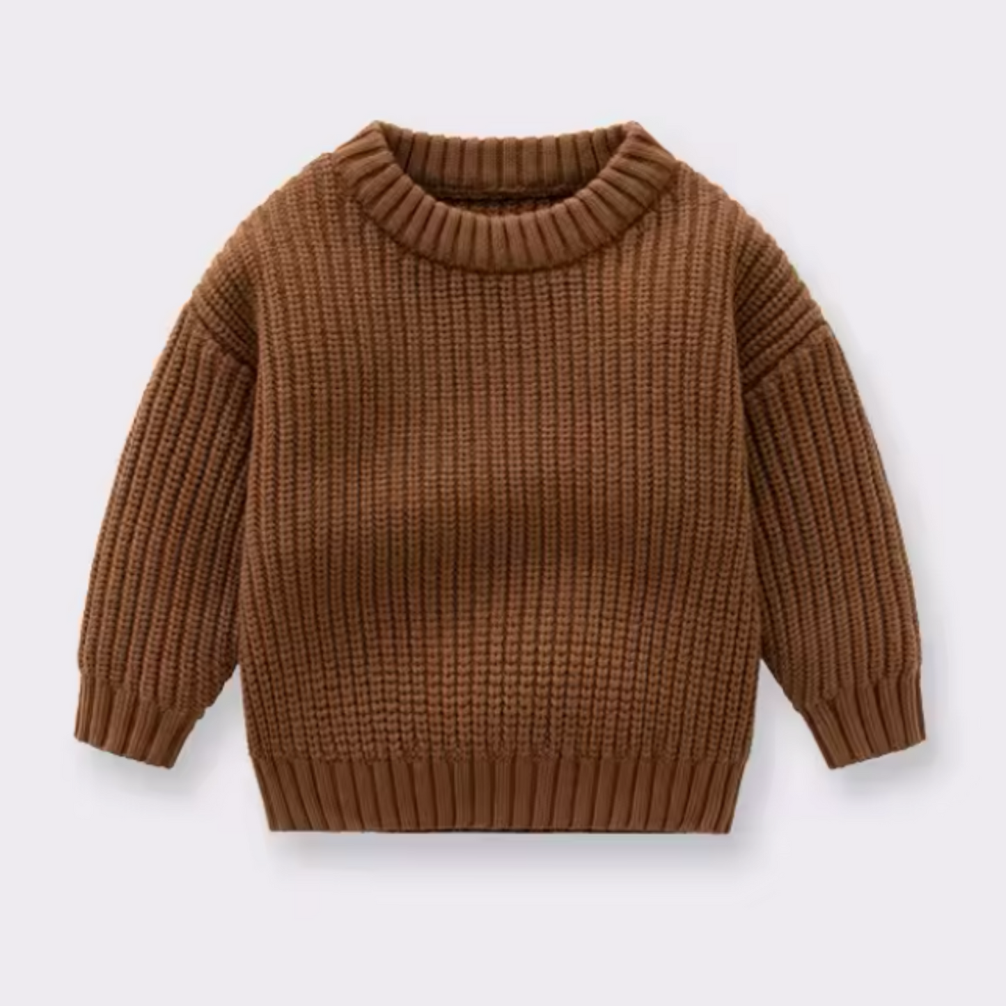 Crewneck knitted pullover