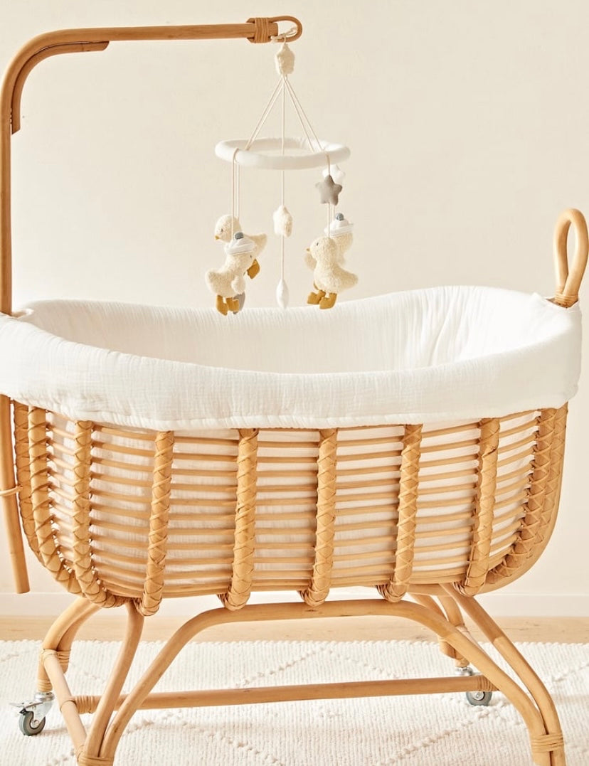 Rattan Baby Cot