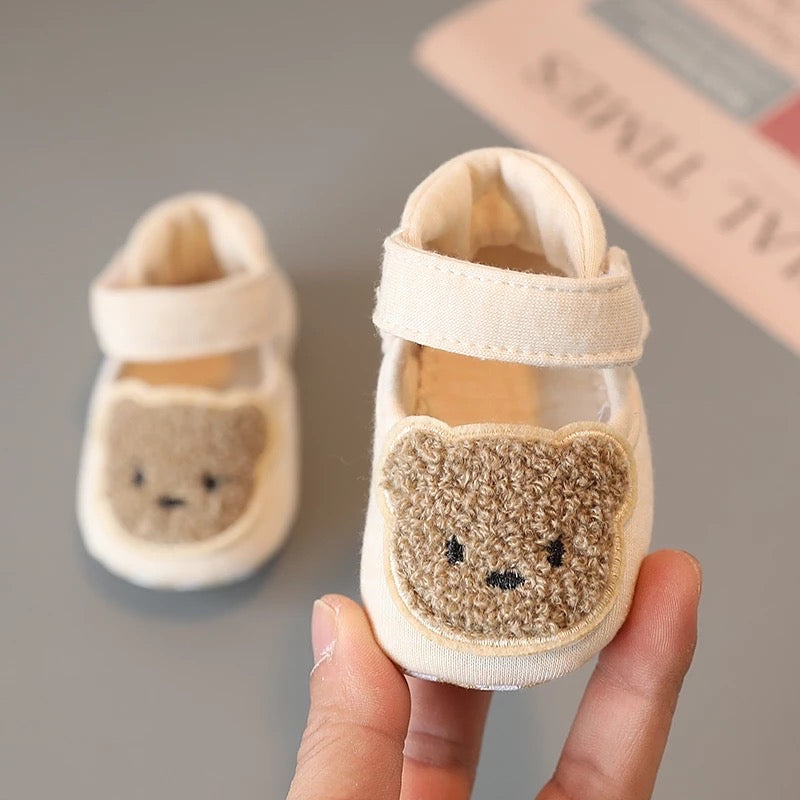 Teddy warm crib shoes