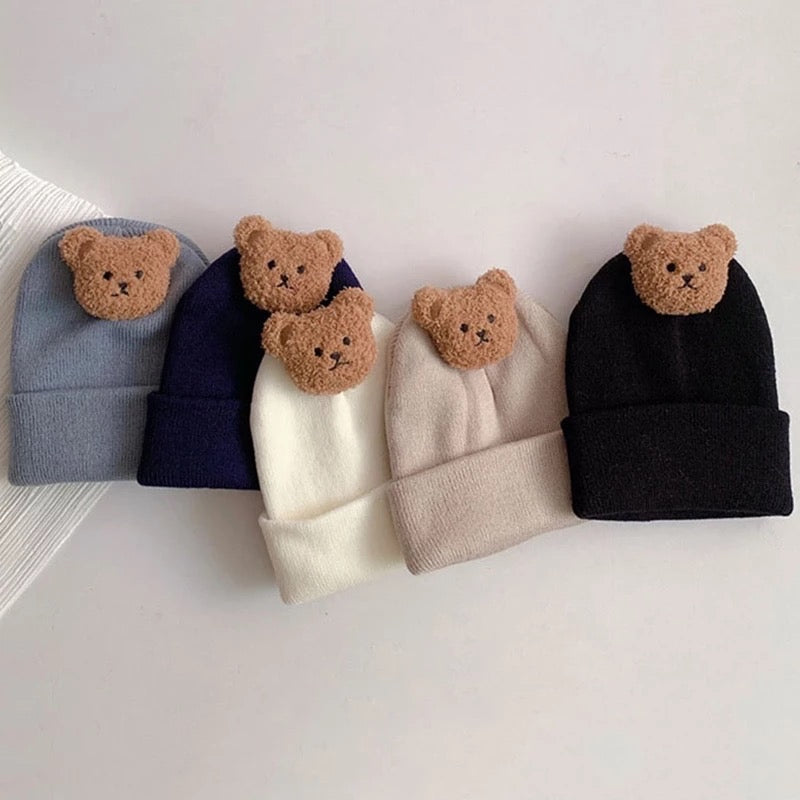 Teddy knitted cap