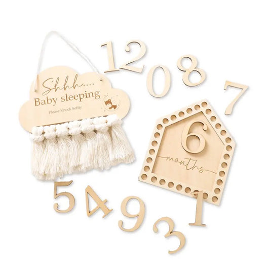 Wooden Milestone Growth Tassel