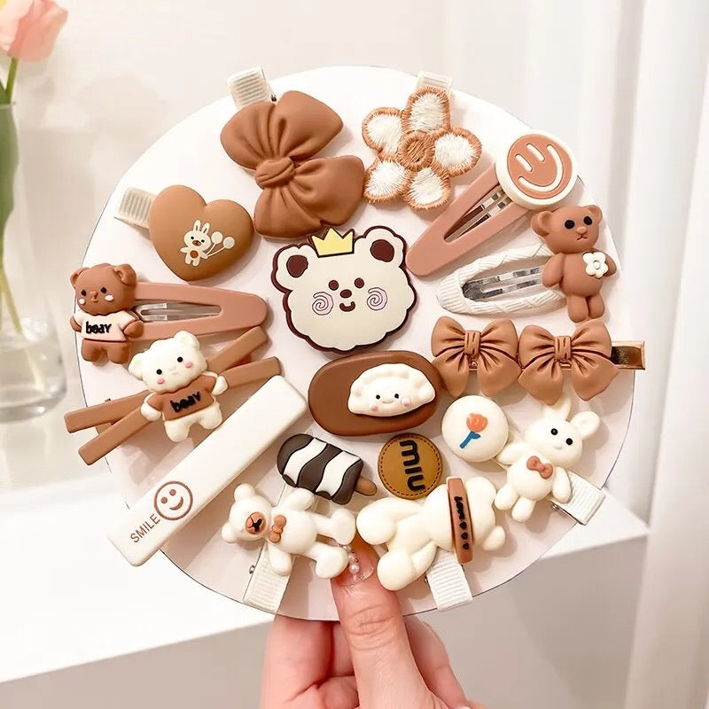 14pc hair clip set