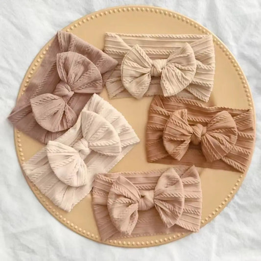 Earthy bow headbands