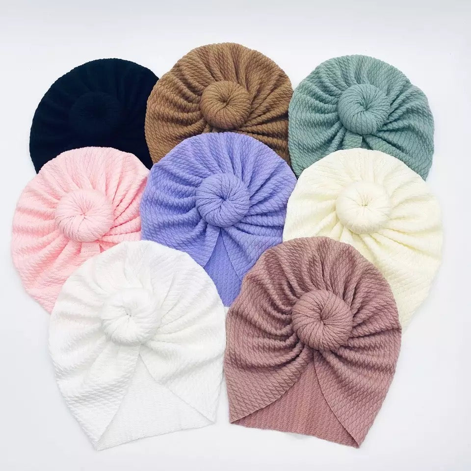 Bow knitted cap