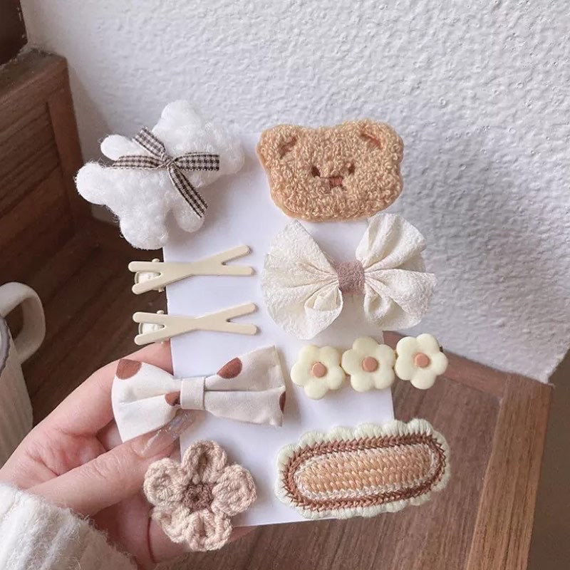 10pc handmade knitted pins