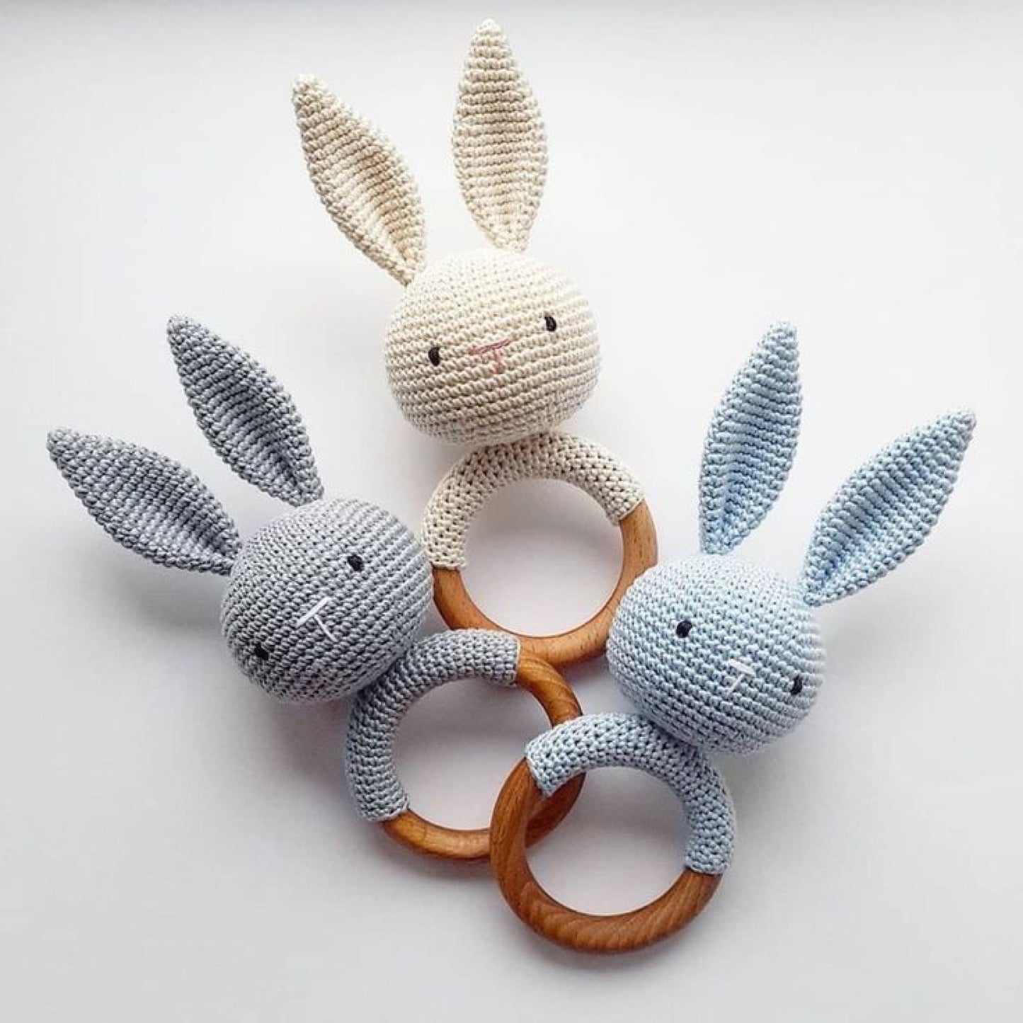 sky rabbit rattle toy