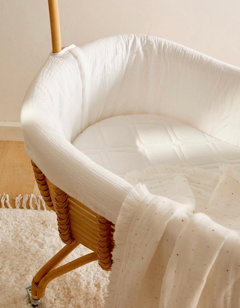 Rattan Baby Cot