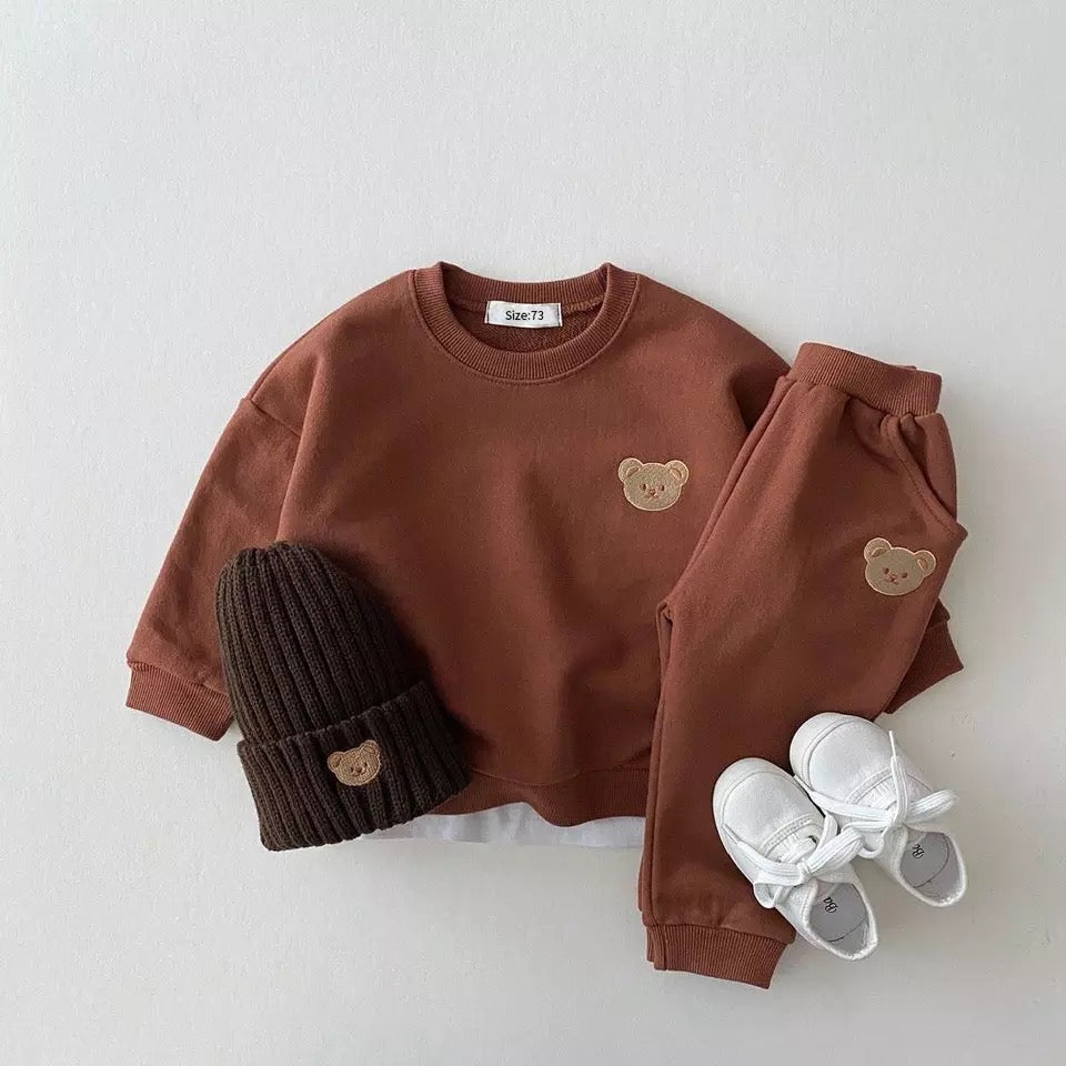 Teddy knitted tracksuit 2pc