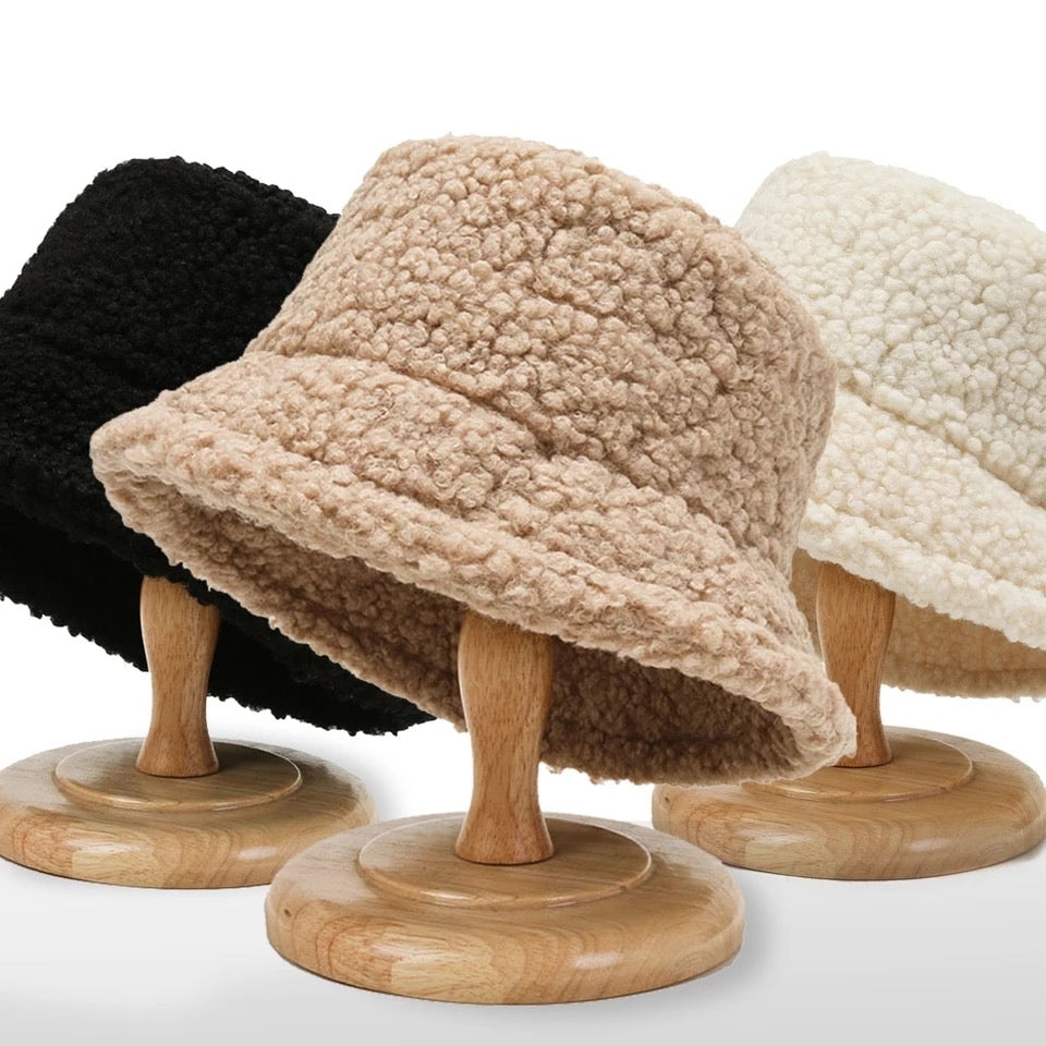 woollen knitted bucket hats