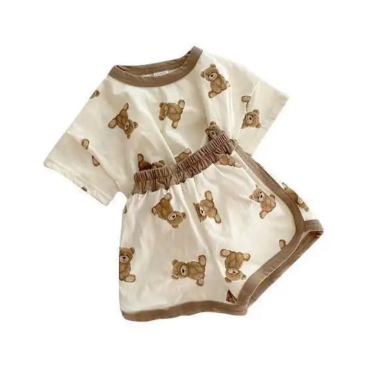 Bear Printed 2pc set